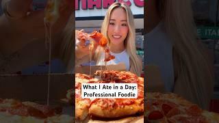 What I eat in a day  as a professional foodie #losangeles #foodie #whatieatinaday