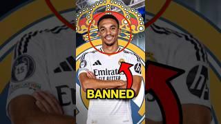 Real Madrid Banned Trent Alexander #footballshorts #footyfever