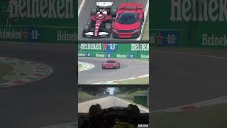 Lewis Hamilton Ferrari F1 2025 vs Ferrari F80 at Monza