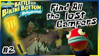 Kelp Forest - Find all the Lost Campers | Spatula #2 | SpongeBob BfBB - Rehydrated