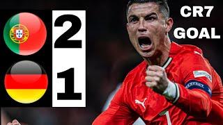 Cristiano Ronaldo Goal  Germany vs Portugal 1-2 | HIGHLIGHTS | UEFA Nations League Semi Finals