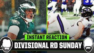 Rams vs. Eagles & Ravens vs. Bills | Instant Reaction