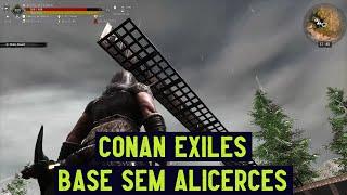 Conan Exiles - Como construir base sem alicerce para iniciantes