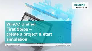 02 - SIMATIC WinCC Unified - Create project and start simulation