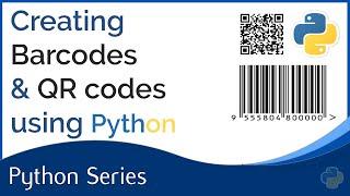 Generating QR Codes And Barcodes in Python