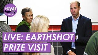 LIVE: Prince William Visits 2023 Earthshot Prize Finalist