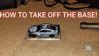 How to Remove the Base off of a 1:64 Scale NASCAR Diecast!