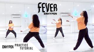 [PRACTICE] ENHYPEN - 'FEVER' - Dance Tutorial - SLOWED + MIRRORED