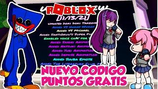 *NUEVO CODIGO*FUNKY FRIDAY PUNTOS GRATIS NUEVAS ANIMACIONES DOKIDOKI |DEMISE |SHUBA CODE FREE POINTS