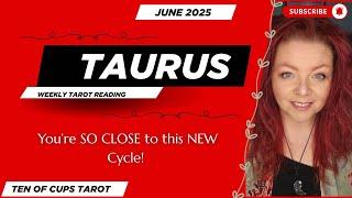 Taurus Tarot -"WOW! Synchronicities! You're SO CLOSE!"| June 2025