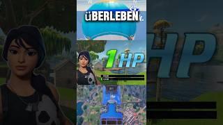 Fortnite aber mit 1 HP Challenge #fortnite #foryou #challenge #1hp #shorts