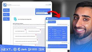  Let’s build an AI Help Bot with NEXT.JS 14! (Neon PostgreSQL, Clerk, AI Agent, OpenAI, IBM)