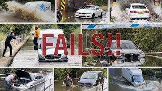 ONLY The FAILS!! || Fail Compilation || Vehicles vs Floods UK 2024