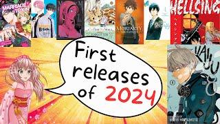 January Manga Releases Part 1 (2024)  Hello 2024