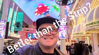 Can you BELIEVE the light show on Fremont Street Las Vegas? Check THIS out! #subscribe #shorts #yt