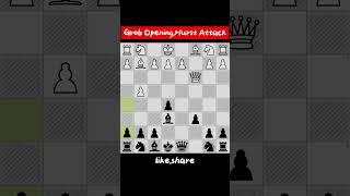 Grob Opening, Hurst Attack.Checkmate in 15 moves  #chess