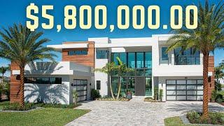 $5,800,000 Modern Luxury Home | Dali | GL Homes | Boca Bridges