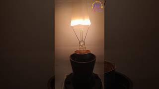 science experiment with 100w bulb #youtube #experiment #filament