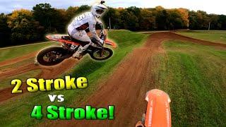 2-Stroke vs 4-Stroke BATTLE on EPIC GOLF COURSE TRACK!