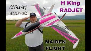 H-King Radjet 800 EPO 800mm 31.5" PNF 3S power Maiden flight