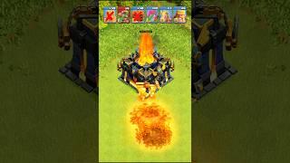 Ultimate Barbarian Army vs Max Town Hall 17  (Clash of Clans) #clashofclans #coc #shorts