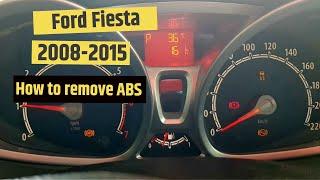 Ford Fiesta broken ABS module removal and disassembling for repair if you have error code U3000