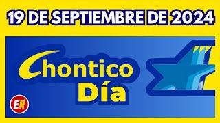 Resultado CHONTICO DIA de hoy 19 de septiembre de 2024 