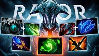 РАЗОР на ФУЛЛ СЛОТАХ.. 30 уровень ATF Grandmaster Razor Dota 2