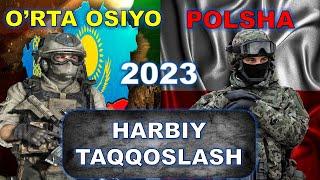 O'rta Osiyo va Polsha harbiy taqqoslash || Polsha va O'rta Osiyo harbiy solishtirish || 2023