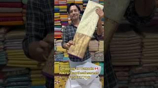Canada  Shipping Alkrsrikanthsahsarees #saree #puttasarees #ytshorts #sareelove