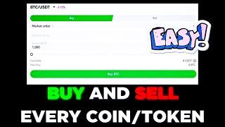 Learn How To Buy And Sell In Coin/Token In A    Crypto Currency Exchange