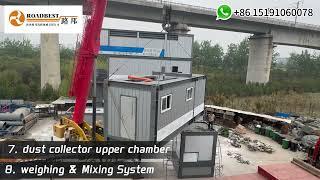 Shaanxi Roadbest - JLB2500 Asphalt Plant Installation Process