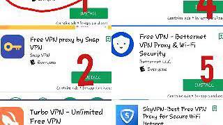 Download any VPN app and bypass or unlock whatsapp and facebook or any app when it's blocked