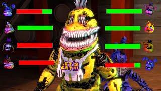 [SFM FNaF] Top 5 CORRUPTED vs Fights WITH Healthbars