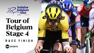 BRINGS HOME THE VICTORY!  | 2025 Tour of Belgium Men's Stage 4 Final KM's | TNT Sports Cycling