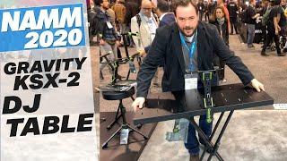 First look at the Gravity KSX 2 RD - Mobile DJ Stand @ NAMM 2020 - djkit.tv