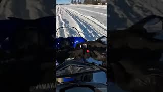 Snowmobiling Richibucto River #yamaha #snowmobile #snowmobiling #richibucto #nytro #apex #sidewinder