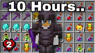 How I Stacked Up In Minecraft Hardcore With In 10 Hours!