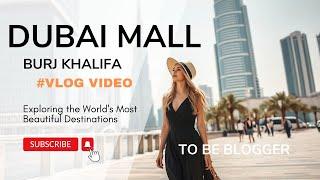 Dubai Mall Burj Khalifa | dubai vlog ​⁠​| 4k HD VIDEO 