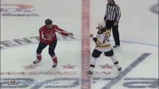 Shawn Thornton vs D.J. King Sep 28, 2010