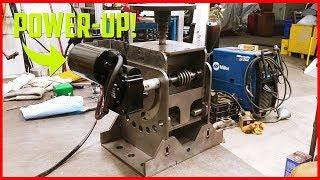 Adapted a motor to the weldtables.com turn table positioner  RMW - Vlog 137