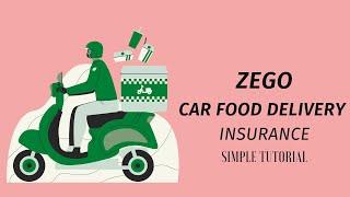 Zego Car Food Delivery Insurance For Just Eat,Uber Eats and Deliveroo-Zego