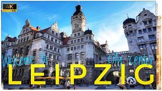 LEIPZIG, GERMANY  2024 - Beautiful Summer Walking Tour in Historical City Center | 4K HFR