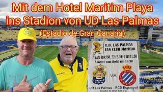 Mit dem Hotel Maritim Playa ins Stadion von UD Las Palmas, das Estadio de Gran Canaria