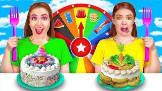 CAKE DECORATING CHALLENGE || Best Food Challenges by 123GO! GENIUS