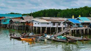 морская Деревня рыбаков Таиланд в часе езды от Пхукета, Пханг Нга