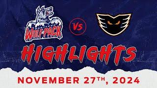 11.27.2024 Hartford Wolf Pack vs Lehigh Valley Phantoms Highlights