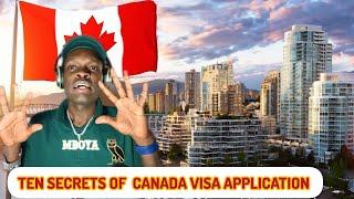 MY CANADA VISA APPLICATION STRATEGY • SECRETS YOU NEED TO KNOW BEFORE APPLYING