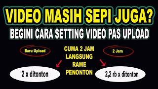 cara setting video agar muncul di beranda youtube dan banyak yang nonton