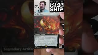 Streamer DESTROYS Ring! Lord of the Rings Collector Booster Pack Opening #MTG #Shorts